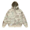 Baumwoll-Hoodie mit durchgehendem Reißverschluss Baumwoll-Hoodie mit durchgehendem Reißverschluss
