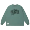 Baumwoll-Langarm-T-Shirt mit Arch Logo