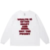 Baumwoll-Langarm-T-Shirt mit Arch Logo