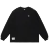 Baumwoll-Langarm-T-Shirt mit Helm