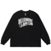 Baumwoll-Langarm-T-Shirt mit Helm