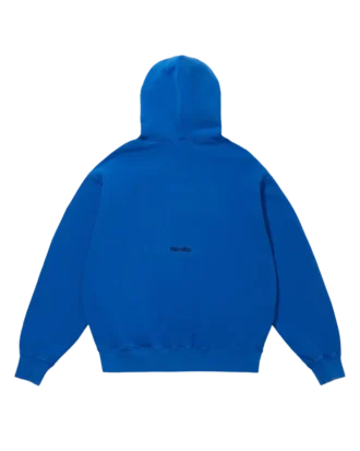 Überfärbter Hoodie mit Running Dog