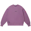 Überfärbtes Sweatshirt mit Running Dog-Motiv