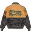 Club Varsity-Jacke aus geknittertem Leder Club Varsity-Jacke aus geknittertem Leder