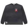 Damaged Baumwoll-Langarm-T-Shirt ICECREAM