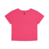 Damen-Baby-T-Shirt mit Running Dog Damen-Baby-T-Shirt mit Running Dog