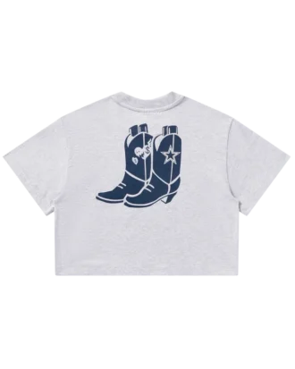 Damen-T-Shirt „Dallas Cowboys“ in verkürzter Passform