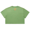 Damen-T-Shirt mit Schriftzug und Herz, verkürzt