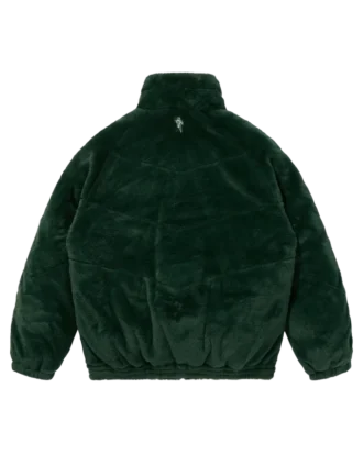 Daunenjacke mit Pelz