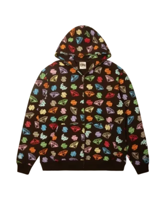 Diamonds & Dollars Full-Zip-Hoodie