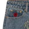 Distressed Running Dog Denim-Hose für Damen Distressed Running Dog Denim-Hose für Damen