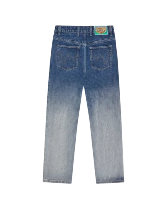 Fade-Out-Jeanshose mit Running Dog Double Scoop