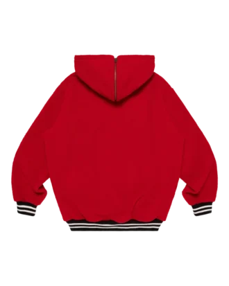 Fleece-Pullover mit halbem Reißverschluss