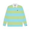 Gestreiftes Langarm-Poloshirt Gestreiftes Langarm-Poloshirt