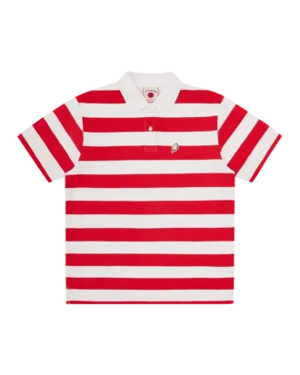 Gestreiftes Popsicle-Poloshirt für Damen