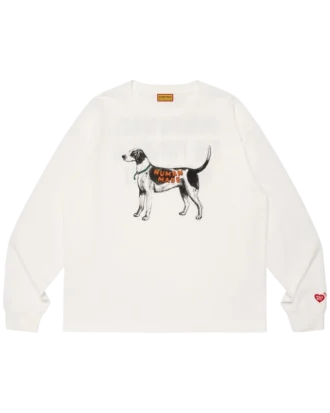 Grafik-Langarm-T-Shirt