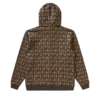 Hoodie mit durchgehendem Reißverschluss und Metallbeschlägen