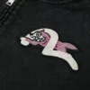 Hoodie mit Logo, gestickter Möwe und Aufdruck