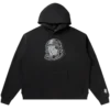 Hoodie mit Outline-Curve-Logo