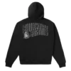 Hoodie mit Outline-Curve-Logo