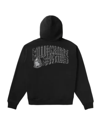 Hoodie mit Outline-Curve-Logo