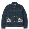 Jeansjacke mit Möwenprint & Stickerei Jeansjacke mit Möwenprint & Stickerei
