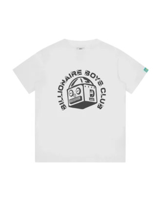 Kinder-T-Shirt mit Roboter-Logo