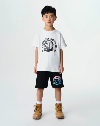 Kinder-T-Shirt mit Roboter-Logo