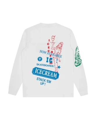 Langarm-T-Shirt mit verschiedenen Grafiken