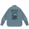 Militär-Chambray-Hemd