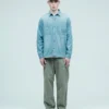 Militär-Chambray-Hemd