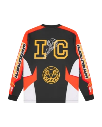 Motorrad-T-Shirt mit langen Ärmeln