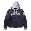 NY Yankees Satin-Stadionjacke