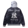 NY Yankees Satin-Stadionjacke