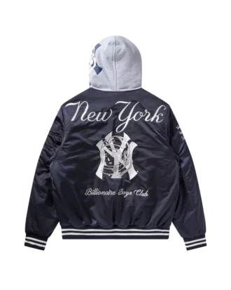 NY Yankees Satin-Stadionjacke