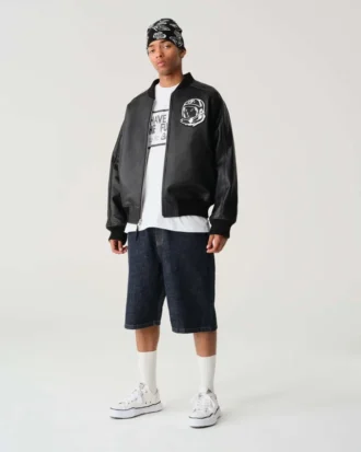 Og Astro Leder-Bomberjacke