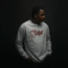 OG-Logo-T-Shirt, langärmelig, burgunderrot