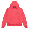 Oversized College-Kapuzenjacke mit durchgehendem Reißverschluss