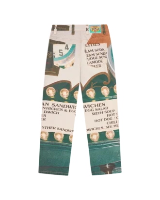 Parlor Double Scoop Denim-Hose