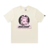 Pinkes Badge-T-Shirt