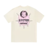 Pinkes Badge-T-Shirt