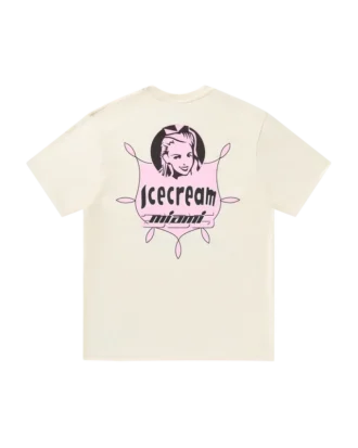 Pinkes Badge-T-Shirt