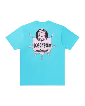 Pinkes Badge-T-Shirt