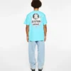 Pinkes Badge-T-Shirt