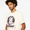 Pinkes Badge-T-Shirt