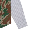 Popeline-Streifenhemd mit halbflächigem Burst-Camo-Print Popeline-Streifenhemd mit halbflächigem Burst-Camo-Print