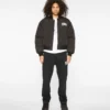 Puffer-Baseballjacke