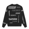 Rundhalspullover mit Multi-Logo-Strickwaren