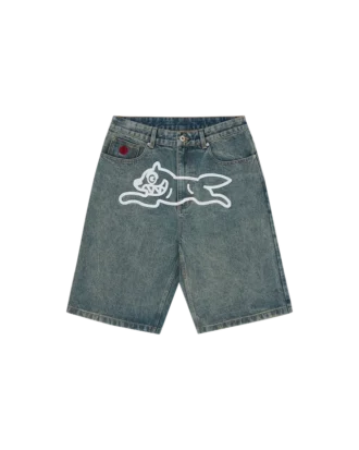 Running Dog Denim-Shorts