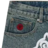 Running Dog Denim-Shorts Running Dog Denim-Shorts